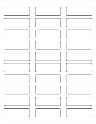 WL-6950 adresse étiquette template vecteur dessin